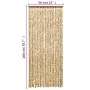Cortina antimoscas chenilla beige y marrón 56x200 cm de , Mosquiteras para ventanas - Ref: Foro24-377387, Precio: 37,69 €, De...