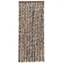 Cortina antimoscas chenilla marrón y blanco 100x200 cm de , Mosquiteras para ventanas - Ref: Foro24-377393, Precio: 59,35 €, ...