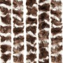 Cortina antimoscas chenilla marrón y blanco 100x200 cm de , Mosquiteras para ventanas - Ref: Foro24-377393, Precio: 59,35 €, ...