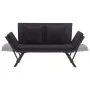 Banco de jardín con cojines ratán sintético negro 176 cm de vidaXL, Bancos de jardín - Ref: Foro24-46233, Precio: 219,06 €, D...