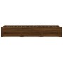 Cama con cajones madera de ingeniería marrón roble 90x200 cm de , Camas y somieres - Ref: Foro24-3207300, Precio: 143,49 €, D...
