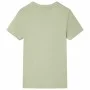 Camiseta de manga corta infantil caqui claro 128 de , Camisetas para niños - Ref: Foro24-11612, Precio: 8,12 €, Descuento: %