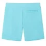 Pantalones cortos infantiles con cordón color aguamarina 104 de , Pantalones de niños - Ref: Foro24-12205, Precio: 9,29 €, De...
