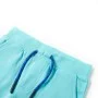 Pantalones cortos infantiles con cordón color aguamarina 104 de , Pantalones de niños - Ref: Foro24-12205, Precio: 9,29 €, De...