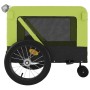 Remolque de bicicleta mascotas hierro tela Oxford verde negro de , Cochecitos para mascotas - Ref: Foro24-93941, Precio: 97,5...