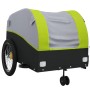 Remolque para bicicleta hierro negro y verde 45 kg de , Remolques para bicicletas - Ref: Foro24-94151, Precio: 93,25 €, Descu...
