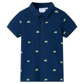 Polo infantil azul marino 104 de , Camisetas para niños - Ref: Foro24-12160, Precio: 10,65 €, Descuento: %