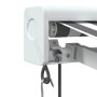Toldo retráctil aluminio y tela antracita y blanco 3,5x2,5 m en Toldos | Comprar online en Foru.es