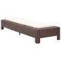 Tumbona con cojín de ratán sintético marrón de vidaXL, Tumbonas - Ref: Foro24-46235, Precio: 163,75 €, Descuento: %