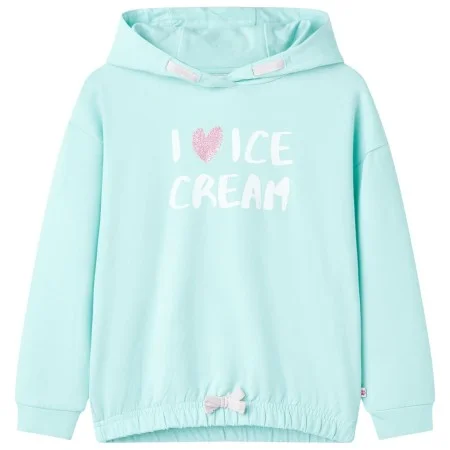 Sudadera con capucha infantil verde agua 92 de , Camisetas para niños - Ref: Foro24-11424, Precio: 11,57 €, Descuento: %
