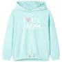 Sudadera con capucha infantil verde agua 92 de , Camisetas para niños - Ref: Foro24-11424, Precio: 11,57 €, Descuento: %