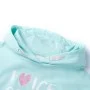 Sudadera con capucha infantil verde agua 92 de , Camisetas para niños - Ref: Foro24-11424, Precio: 11,57 €, Descuento: %