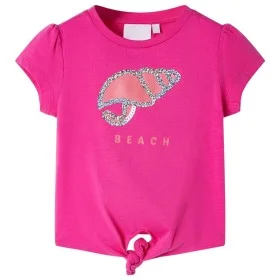 Dunkelrosa Kinder-T-Shirt 140 von , Kinder-T-Shirts - Ref: Foro24-10663, Preis: 8,12 €, Rabatt: %