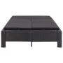 Tumbona para 2 personas con cojín ratán sintético negro de vidaXL, Camas para exteriores - Ref: Foro24-46241, Precio: 478,05 ...