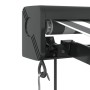 Toldo retráctil aluminio y tela antracita y blanco 3,5x2,5 m en Toldos | Comprar online en Foru.es