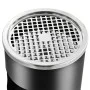 Papelera con cenicero de acero negro 30 L de vidaXL, Cubos de la basura y papeleras - Ref: Foro24-51088, Precio: 81,71 €, Des...