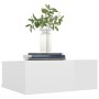 Mesitas noche flotante 2 uds contrachapada blanco 40x30x15 cm de vidaXL, Mesitas de noche - Ref: Foro24-800319, Precio: 45,08...