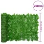 Pantalla de balcón de hojas verde 200x75 cm de , Sombrillas - Ref: Foro24-367843, Precio: 21,31 €, Descuento: %