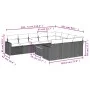 11-piece garden sofa set and black synthetic rattan cushions by , Modular outdoor sofas - Ref: Foro24-3224299, Price: 628,35 ...