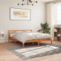 Estructura de cama madera maciza pino marrón cera 120x200 cm de , Camas y somieres - Ref: Foro24-844149, Precio: 144,90 €, De...