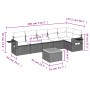 Set sofás de jardín 7 piezas y cojines ratán sintético beige de , Conjuntos de jardín - Ref: Foro24-3256905, Precio: 479,78 €...