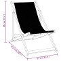 Sillas de playa plegables 2 unidades aluminio y textilene negro de , Sillas de jardín - Ref: Foro24-360168, Precio: 99,56 €, ...