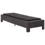 Sun lounger with black synthetic rattan cushion by vidaXL, Loungers - Ref: Foro24-46237, Price: 165,69 €, Discount: %