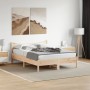 Estructura de cama madera maciza de pino 120x200 cm de , Camas y somieres - Ref: Foro24-844729, Precio: 103,66 €, Descuento: %