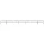 Garden fence with black steel spearhead (0.5-0.75)x11.9m by vidaXL, fence panels - Ref: Foro24-277709, Price: 346,28 €, Disco...