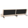 Sofá cama de 2 plazas con dos almohadas tela color crema de , Sofás - Ref: Foro24-375890, Precio: 252,24 €, Descuento: %
