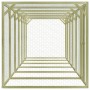 Gallinero de madera de pino impregnada 1,5x9x1,5 m de vidaXL, Jaulas y habitáculos para animales pequeños - Ref: Foro24-27840...