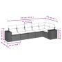 Set de muebles de jardín 6 pzas y cojines ratán sintético gris de , Conjuntos de jardín - Ref: Foro24-3222589, Precio: 389,35...