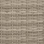 Tumbona doble con capota y cojines ratán sintético gris claro de , Tumbonas - Ref: Foro24-365812, Precio: 336,05 €, Descuento: %