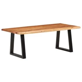 Mesa de centro madera maciza acacia 110x55x40 cm de , Mesas de centro - Ref: Foro24-374951, Precio: 130,24 €, Descuento: %