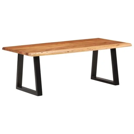Mesa de centro madera maciza acacia 110x55x40 cm de , Mesas de centro - Ref: Foro24-374951, Precio: 130,24 €, Descuento: %