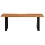Mesa de centro madera maciza acacia 110x55x40 cm de , Mesas de centro - Ref: Foro24-374951, Precio: 130,24 €, Descuento: %