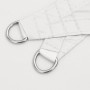 Toldo de vela cuadrado tela Oxford blanco 4x4 m en Sombrillas | Comprar online en Foru.es
