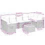 Set de sofás de jardín 8 pzas y cojines ratán sintético gris de , Conjuntos de jardín - Ref: Foro24-3259057, Precio: 494,54 €...