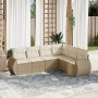 Juego de sofás jardín con cojines 6 pzas ratán sintético beige de , Conjuntos de jardín - Ref: Foro24-3253745, Precio: 482,57...