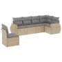 Juego de sofás jardín con cojines 6 pzas ratán sintético beige de , Conjuntos de jardín - Ref: Foro24-3253766, Precio: 432,78...