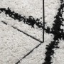Alfombra de pelo largo moderna PAMPLONA crema y negro Ø 240 cm de , Alfombras - Ref: Foro24-375380, Precio: 97,78 €, Descuent...