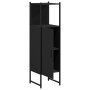 Armario de baño madera de ingeniería negro 33x33x120,5 cm de , Tocadores - Ref: Foro24-842466, Precio: 58,24 €, Descuento: %