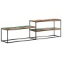 Mueble de TV de madera maciza reciclada 180x30x50 cm en Muebles TV | Comprar online en Foru.es