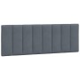 Cabecero de cama acolchado terciopelo gris oscuro 120 cm de , Cabeceros y pies de cama - Ref: Foro24-374662, Precio: 48,15 €,...