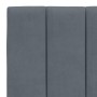 Cabecero de cama acolchado terciopelo gris oscuro 120 cm de , Cabeceros y pies de cama - Ref: Foro24-374662, Precio: 48,15 €,...