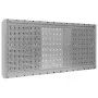 Armario de herramientas de pared industrial metal gris y negro de vidaXL, Armarios para herramientas - Ref: Foro24-145366, Pr...