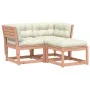 Set de sofás de jardín 3 pzas con cojines madera maciza Douglas de , Conjuntos de jardín - Ref: Foro24-3216993, Precio: 299,4...