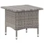 Mesita de centro de ratán sintético gris 50x50x47 cm de vidaXL, Mesas de jardín - Ref: Foro24-46252, Precio: 61,70 €, Descuen...