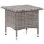 Mesita de centro de ratán sintético gris 50x50x47 cm de vidaXL, Mesas de jardín - Ref: Foro24-46252, Precio: 65,88 €, Descuen...