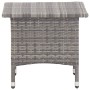 Mesita de centro de ratán sintético gris 50x50x47 cm de vidaXL, Mesas de jardín - Ref: Foro24-46252, Precio: 65,88 €, Descuen...